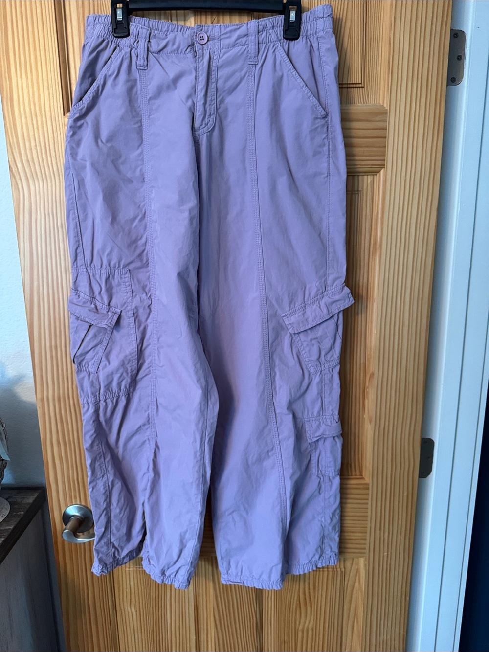 BDG Lavender Cargo Pants with Side Pockets